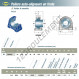 Palier - 2 fixations - EXPA206-SNR