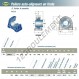 Palier - 2 fixations - EXPA211-SNR