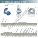 Palier - 2 fixations - EXPA212-SNR