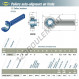 Palier - 0 fixation - EXSP202-SNR