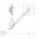 Palier - 2 fixations - F2BC-35M-CPSS-DFH-SKF