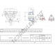 Palier - 3 fixations - FNL-506-B-SKF