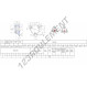 Palier - 3 fixations - FNL-508-B-C-2208-K-H308-E-SKF