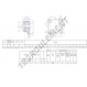 Palier - 4 fixations - FNL-515-A-22215-K-H315-SKF