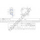 Palier - 4 fixations - FNL-517-A-22217-K-H317-SKF