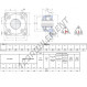 Palier - 4 fixations - FNL-522-B-SKF