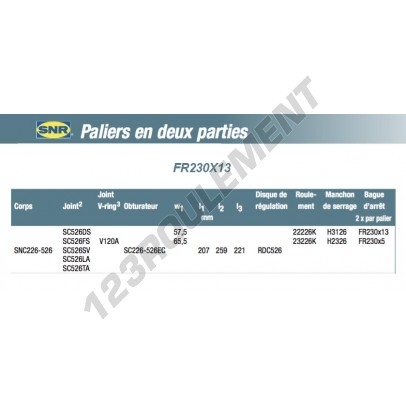 FR230X13-SNR