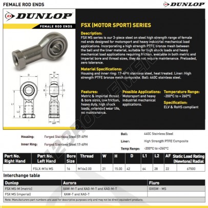 FSLX-M16-MS-DUNLOP