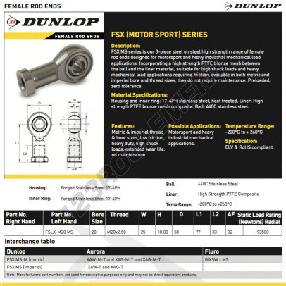 FSLX-M20-MS-DUNLOP