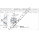 Palier - 2 fixations - FYT15-16-FM-SKF