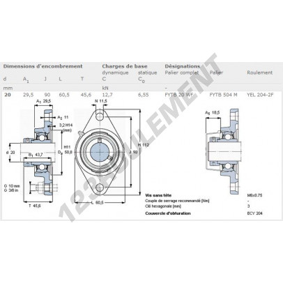 FYTB20-WF-SKF
