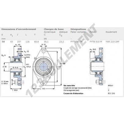 FYTB50-TR-SKF