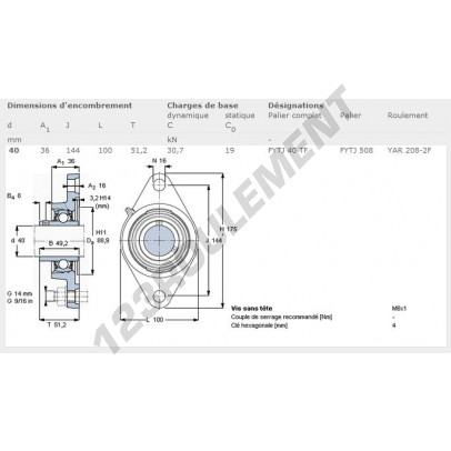 FYTJ40-TF-SKF