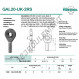 Rotule SA - GAL20-UK-2RS-DURBAL