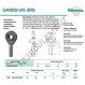Rotule SA - GAR80-UK-2RS-DURBAL