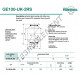 Rotule GEEW - GE100-UK-2RS-DURBAL
