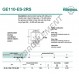 Rotule GEEW - GE110-ES-2RS-DURBAL