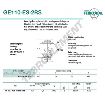 GE110-ES-2RS-DURBAL