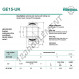 Rotule GEEW - GE15-UK-DURBAL