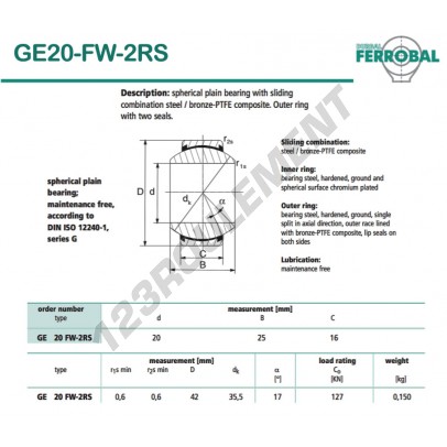 GE20-FW-2RS-DURBAL