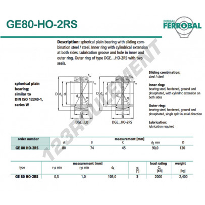 GE80-HO-2RS-DURBAL