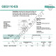 Rotule GEG - GEG110-ES-DURBAL