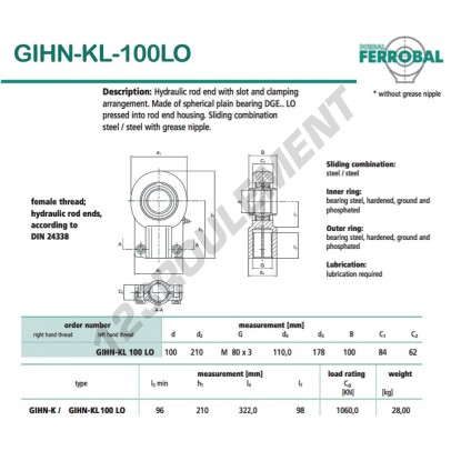 GIHN-KL-100LO-DURBAL