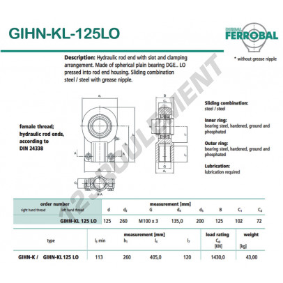 GIHN-KL-125LO-DURBAL