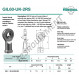 Rotule SI - GIL60-UK-2RS-DURBAL