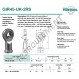 Rotule SI - GIR45-UK-2RS-DURBAL