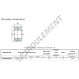 Roulement à billes - HAR-020-CDT-JTEKT