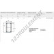Douille à aiguilles - HK4520-2RS-SKF