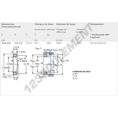 HM231148-HM231110-SKF