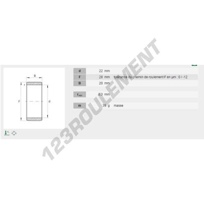 IR22X28X20-XL-INA
