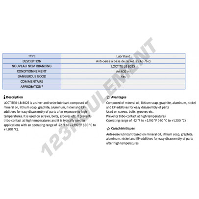 LB-8025-400ML-LOCTITE