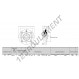 Palier - 4 fixations - MFC25-RHP