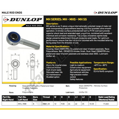 MHL-M08-DUNLOP
