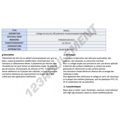 MS-9221-WHITE-310ML-TEROSON