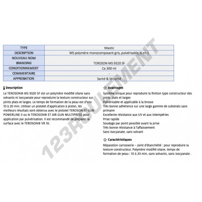 MS-9320-SF-GREY-300ML-TEROSON