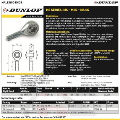 MSL-M12-10-C-DUNLOP