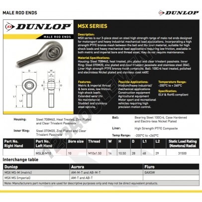 MSLX-M10-DUNLOP