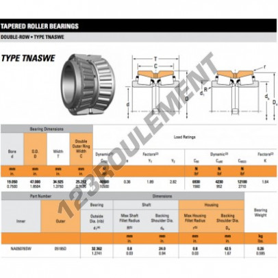 NA05076SW-05185D-TIMKEN