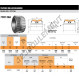 Roulement conique - NA72212-72488D-TIMKEN