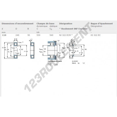 NJ322-ECM-SKF