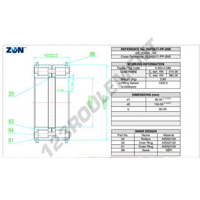 NNF5017-PP-V-2NR-ZEN