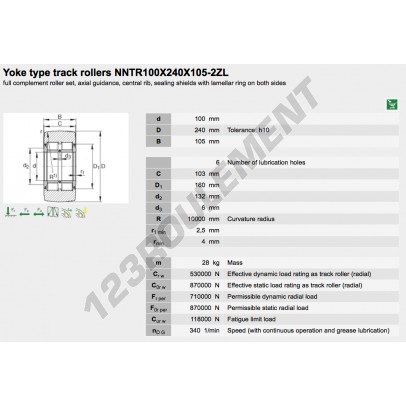 NNTR100X240X105-2ZL-INA