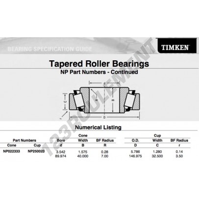 NP022333-NP250023-TIMKEN