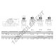 Palier - 2 fixations - NP35-RHP