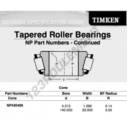 NP430408-TIMKEN