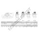 Palier - 2 fixations - NP60-RHP